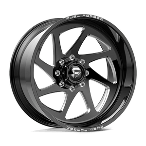 Fuel Forged FF124 Black 22x12 -55 Custom 999mm - Wheelwiz