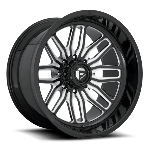 Fuel Offroad FF66 Gloss Black Milled 22x12 -51 8x170mm 125.1mm