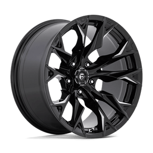 Fuel Offroad D803 FLAME Gloss Black Milled 20x10 -18 5x127mm 71.5mm - Wheelwiz