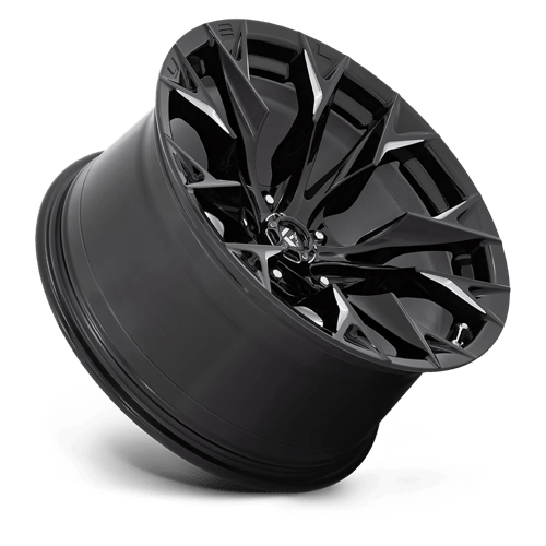 Fuel Offroad D803 FLAME Gloss Black Milled 20x10 -18 5x127mm 71.5mm - Wheelwiz