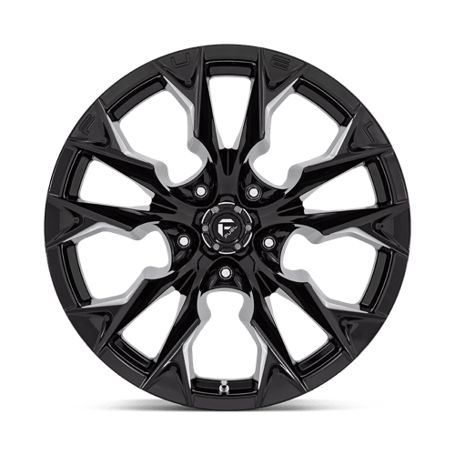 Fuel Offroad D803 FLAME Gloss Black Milled 20x10 -18 5x139.7mm 78.1mm - Wheelwiz