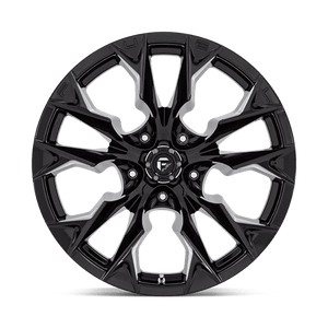 Fuel Offroad D803 FLAME Gloss Black Milled 20x10 -18 5x127mm 71.5mm - Wheelwiz