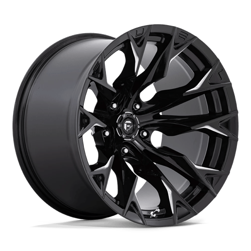 Fuel Offroad D803 FLAME Gloss Black Milled 20x12 -44 5x127mm 71.5mm - Wheelwiz