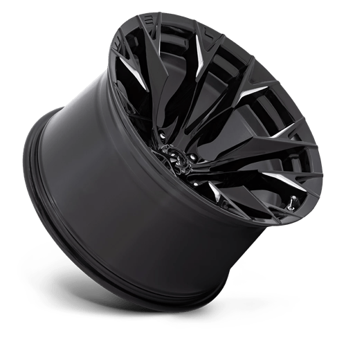 Fuel Offroad D803 FLAME Gloss Black Milled 20x12 -44 5x139.7mm 78.1mm - Wheelwiz