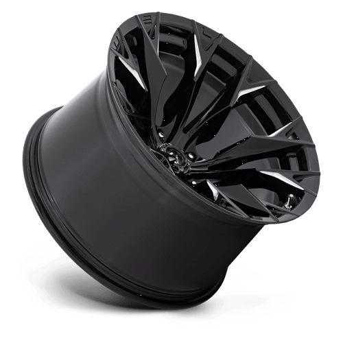 Fuel Offroad D803 FLAME Gloss Black Milled 20x12 -44 5x127mm 71.5mm - Wheelwiz