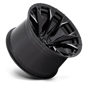 Fuel Offroad D803 FLAME Gloss Black Milled 20x12 -44 5x127mm 71.5mm - Wheelwiz