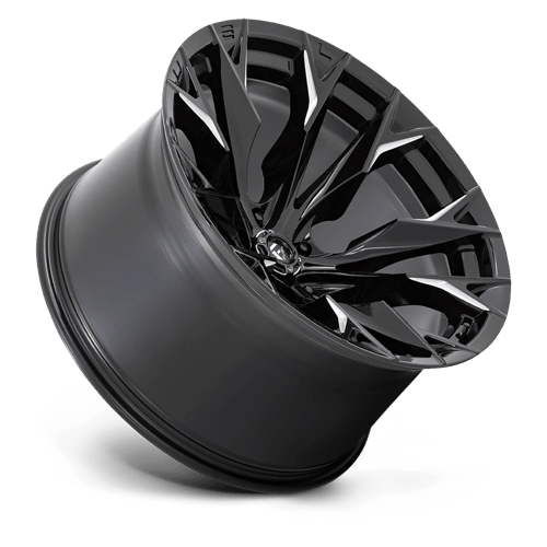 Fuel Offroad D803 FLAME Gloss Black Milled 22x12 -44 5x139.7mm 78.1mm - Wheelwiz