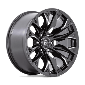 Fuel Offroad D803 FLAME Gloss Black Milled 24x12 -44 5x127mm 71.5mm - Wheelwiz