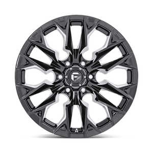 Fuel Offroad D803 FLAME Gloss Black Milled 20x10 -18 8x170mm 125.1mm - Wheelwiz
