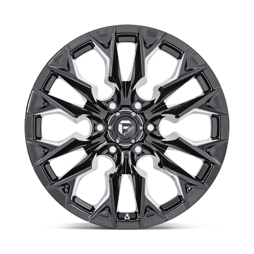 Fuel Offroad D803 FLAME Gloss Black Milled 20x10 -18 8x180mm 124.2mm