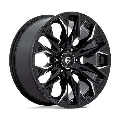 Fuel Offroad D803 FLAME Gloss Black Milled 20x9 +20 6x139.7mm