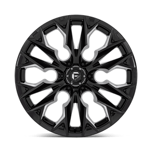 Fuel Offroad D803 FLAME Gloss Black Milled 22x10 -18 6x135mm 87.1mm - Wheelwiz