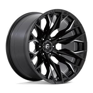 Fuel Offroad D803 FLAME Gloss Black Milled 22x12 -44 6x139.7mm 106.1mm - Wheelwiz