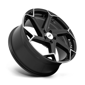 Niche M255 FLASH Gloss Black Brushed 20x10.5 +40 5x112mm 66.6mm - Wheelwiz