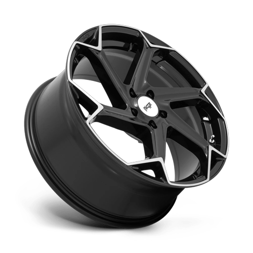 Niche M255 FLASH Gloss Black Brushed 20x9 +18 5x115mm 71.5mm