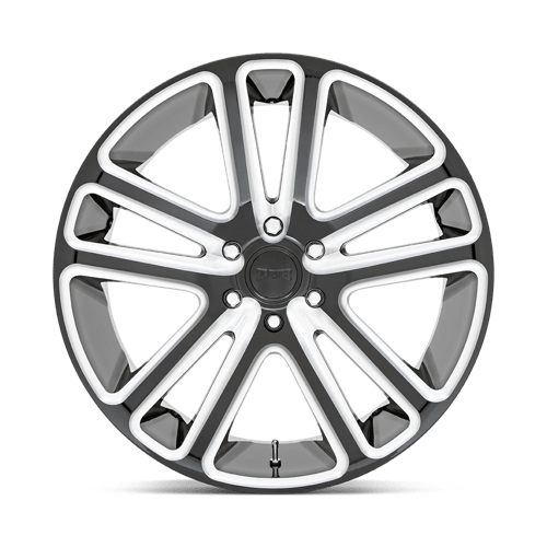 DUB S255 FLEX Gloss Black Milled 26x10 +10 5x127mm 78.1mm - Wheelwiz