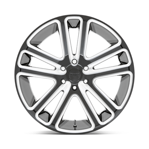 DUB S255 FLEX Gloss Black Milled 26x10 +30 6x135mm 87.1mm - Wheelwiz