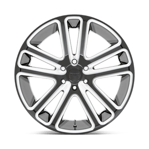 DUB S255 FLEX Gloss Black Milled 26x10 +30 6x135mm 87.1mm - Wheelwiz