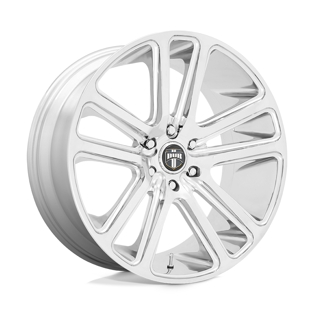 DUB S254 FLEX Chrome 22x9.5 +30 6x135mm 87.1mm - WheelWiz