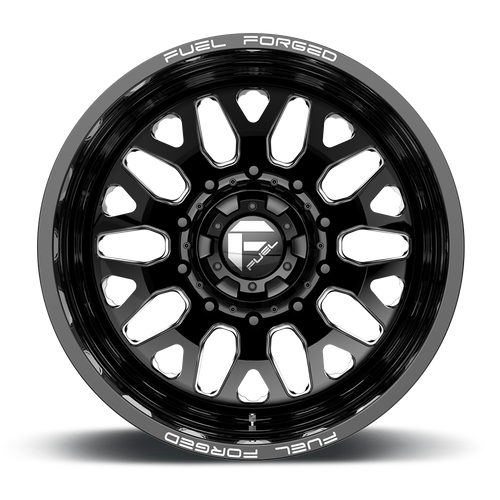 Fuel Offroad FF19 Gloss Black Milled 22x8.25 -202 10x225mm 170.1mm