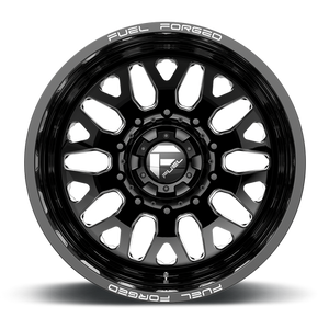 Fuel Offroad FF19 Gloss Black Milled 22x8.25 -202 10x225mm 170.1mm