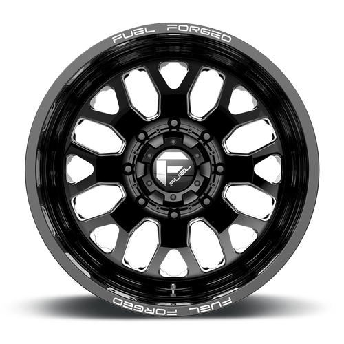Fuel Offroad FF19 Gloss Black Milled 20x8.25 -202 8x200mm 142mm - Wheelwiz