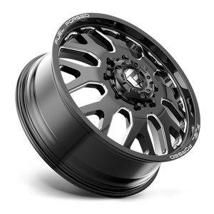 Fuel Offroad DE19 FF19D Gloss Black Milled 24x8.25 +105 8x200mm 142mm - Wheelwiz