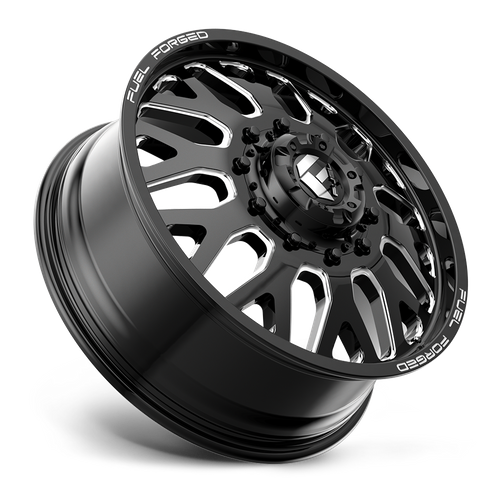 Fuel Offroad DE19 FF19D Gloss Black Milled 22x8.25 +105 10x225mm 170.1mm