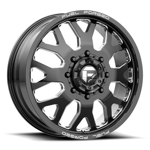 Fuel Offroad FF19 Gloss Black Milled 24x8.25 -200 10x225mm 170.1mm - Wheelwiz