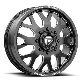 Fuel Offroad DE19 FF19D Gloss Black Milled 22x12 -50 8x180mm 124.2mm