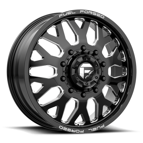 Fuel Offroad DE19 FF19D Gloss Black Milled 20x8.25 +105 10x225mm 170.1mm - Wheelwiz