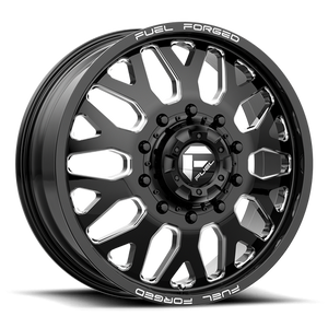 Fuel Offroad DE19 FF19D Gloss Black Milled 22x8.25 +105 10x225mm 170.1mm