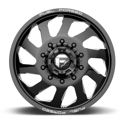 Fuel Offroad DD39 FF39D Gloss Black Milled 20x8.25 +105 10x225mm 170.1mm