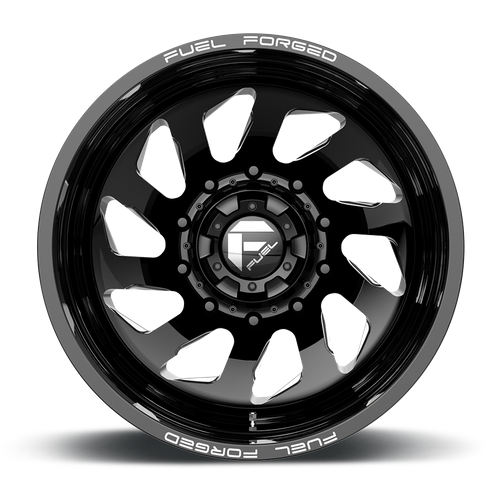 Fuel Offroad DD39 FF39D Gloss Black Milled 20x8.25 -202 10x225mm 170.1mm - Wheelwiz
