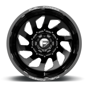 Fuel Offroad DD39 FF39D Gloss Black Milled 20x8.25 -202 10x225mm 170.1mm - Wheelwiz