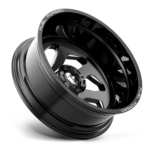 Fuel Offroad DD39 FF39D Gloss Black Milled 20x8.25 -202 8x200mm 142mm - Wheelwiz