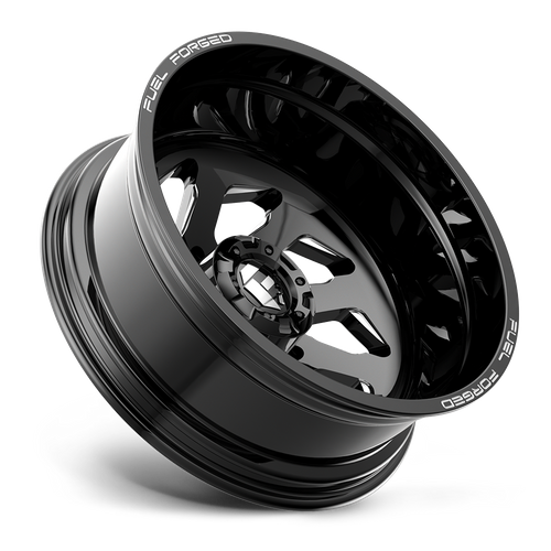 Fuel Offroad DD39 FF39D Gloss Black Milled 22x8.25 -199 10x225mm 170.1mm