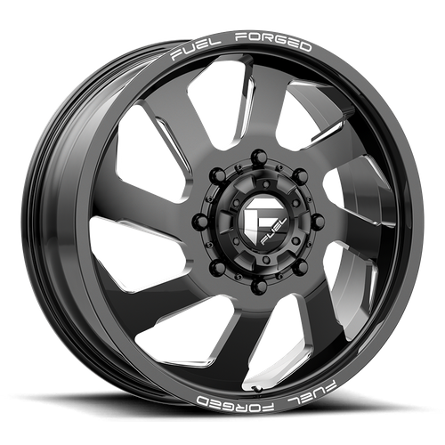 Fuel Offroad DD39 FF39D Gloss Black Milled 22x8.25 +105 8x200mm 142mm - Wheelwiz