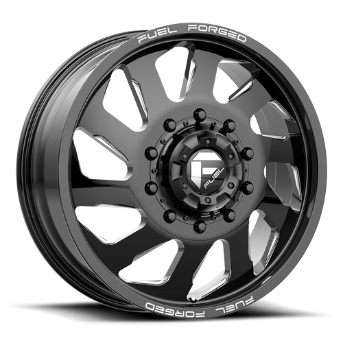 Fuel Offroad DD39 FF39D Gloss Black Milled 20x8.25 +105 10x225mm 170.1mm
