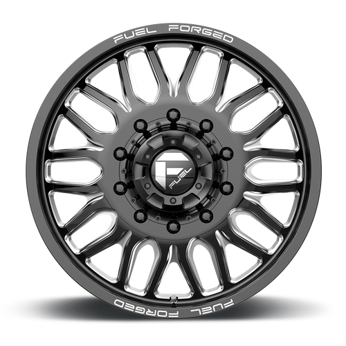 Fuel Offroad DB66 FFC66 Matte Black Milled 22x8.25 +105 10x225mm 170.1mm