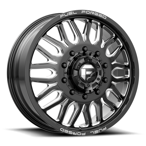 Fuel Offroad DB66 FFC66 Matte Black Milled 22x8.25 +105 10x225mm 170.1mm