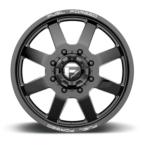 Fuel Offroad DE09 FF09D Matte Black Milled 24x8.25 +105 10x225mm 170.1mm