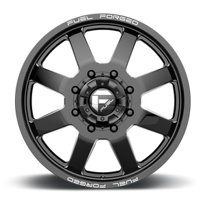 Fuel Offroad DE09 FF09D Matte Black Milled 24x8.25 +105 8x200mm 142mm - Wheelwiz