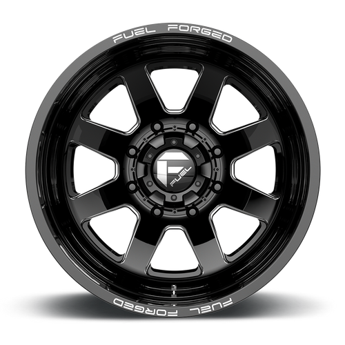 Fuel Offroad FF09 Matte Black Milled 20x8.25 -202 8x200mm 142mm - Wheelwiz