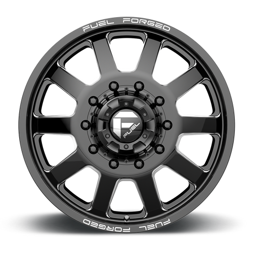 Fuel Offroad DE09 FF09D Matte Black Milled 20x8.25 +105 10x225mm 170.1mm - Wheelwiz