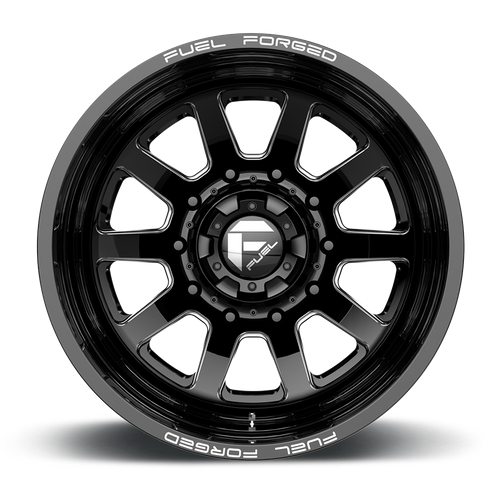 Fuel Offroad FF09 Matte Black Milled 20x8.25 -202 10x225mm 170.1mm - Wheelwiz
