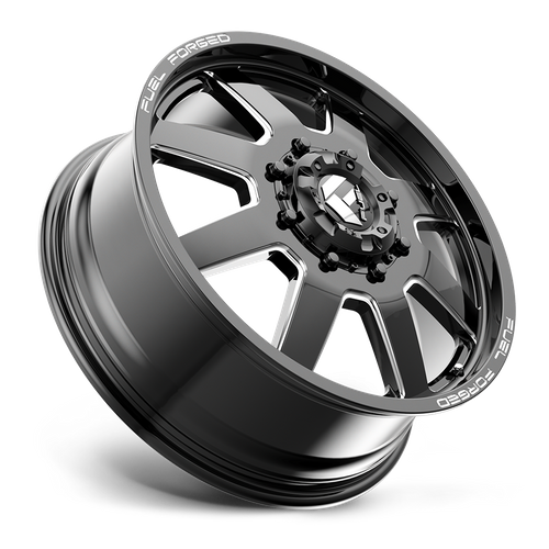 Fuel Offroad DE09 FF09D Matte Black Milled 24x8.25 +105 10x225mm 170.1mm - Wheelwiz