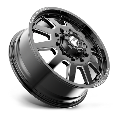 Fuel Offroad DE09 FF09D Matte Black Milled 20x8.25 +105 10x225mm 170.1mm - Wheelwiz
