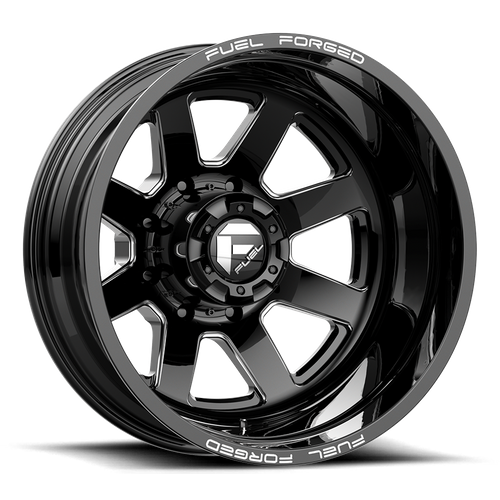 Fuel Offroad FF09 Matte Black Milled 20x8.25 -202 8x200mm 142mm - Wheelwiz