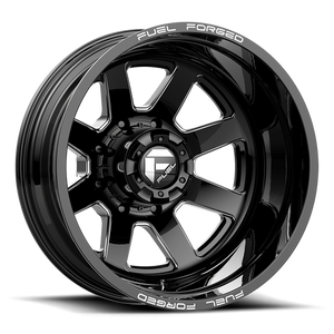 Fuel Offroad FF09 Matte Black Milled 20x8.25 -202 8x200mm 142mm - Wheelwiz